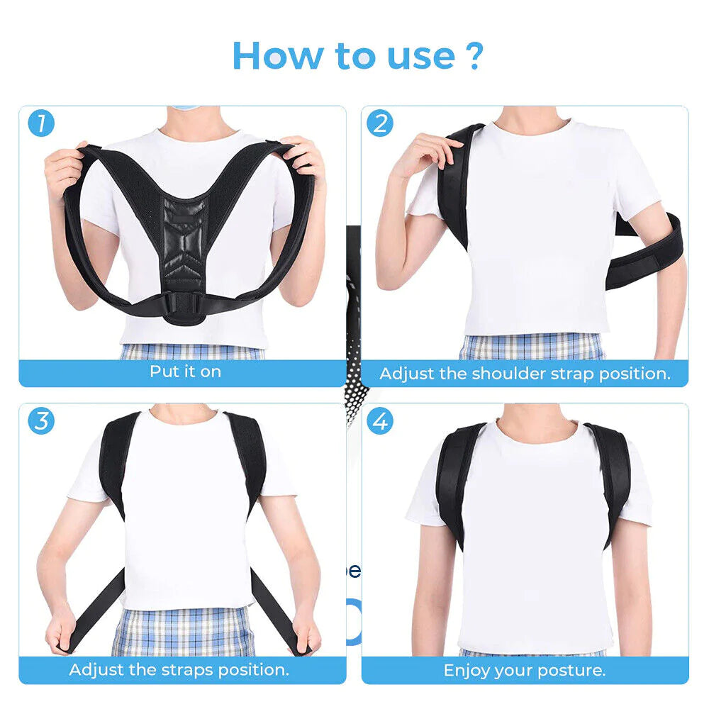 Adjustable Posture Brace for Men and Women