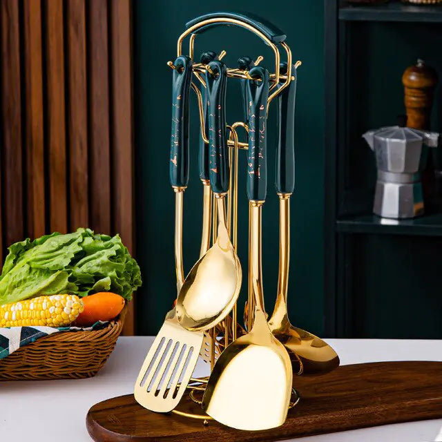 Elegant Stainless Steel Culinary Set