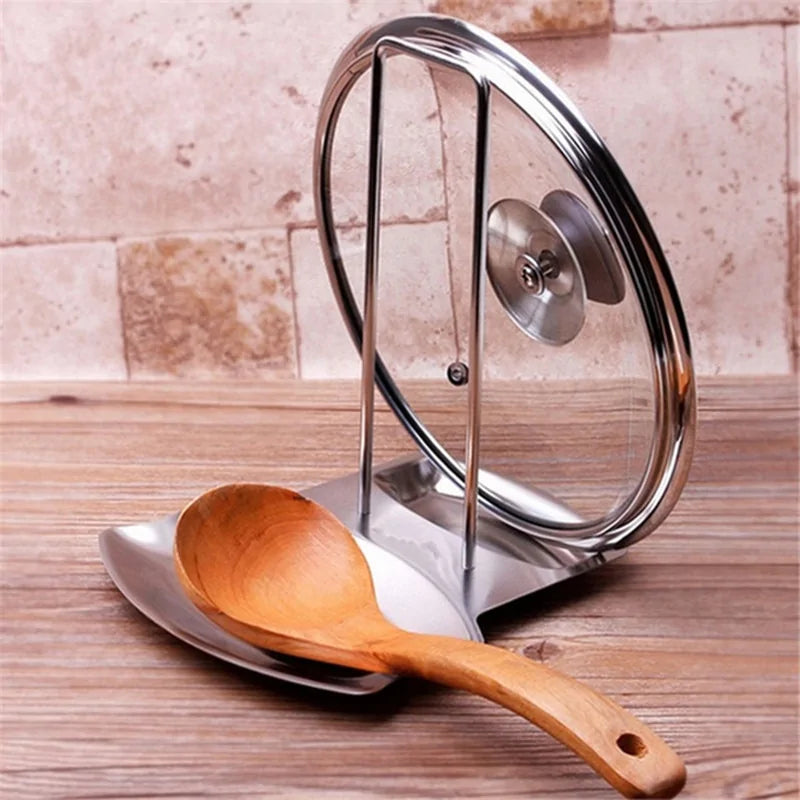 Clutter-Free Chef's Stainless Steel Rack