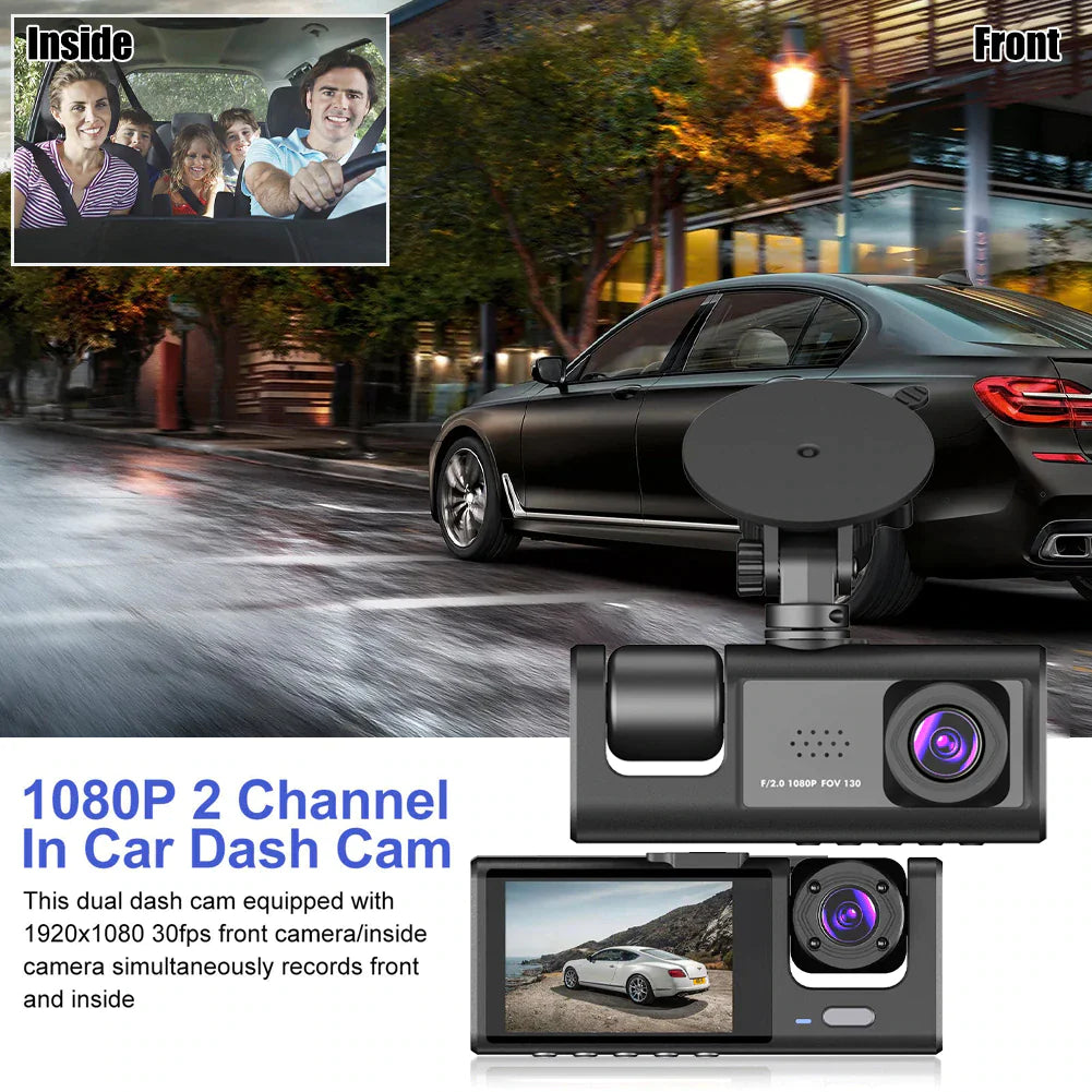 Dual HD 1080P Car Dash Cam with G-Sensor
