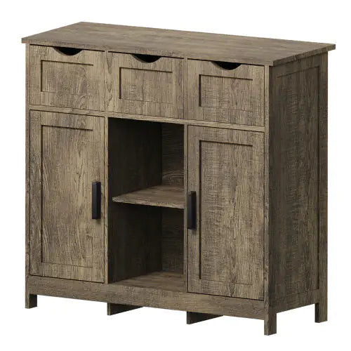 Versatile Home Storage Unit with Adjustable Shelves and Drawers
