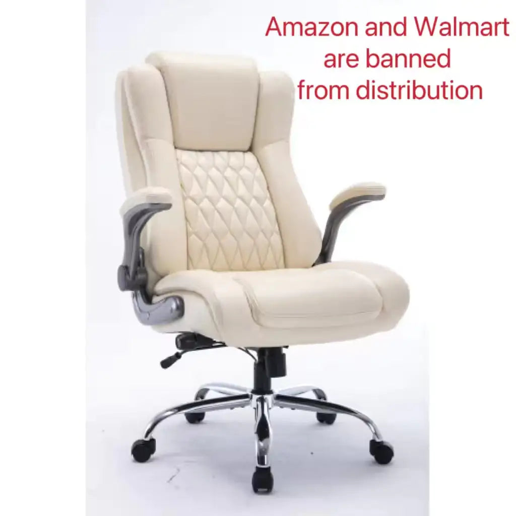 Executive High-Back Swivel Chair with Ergonomic Support