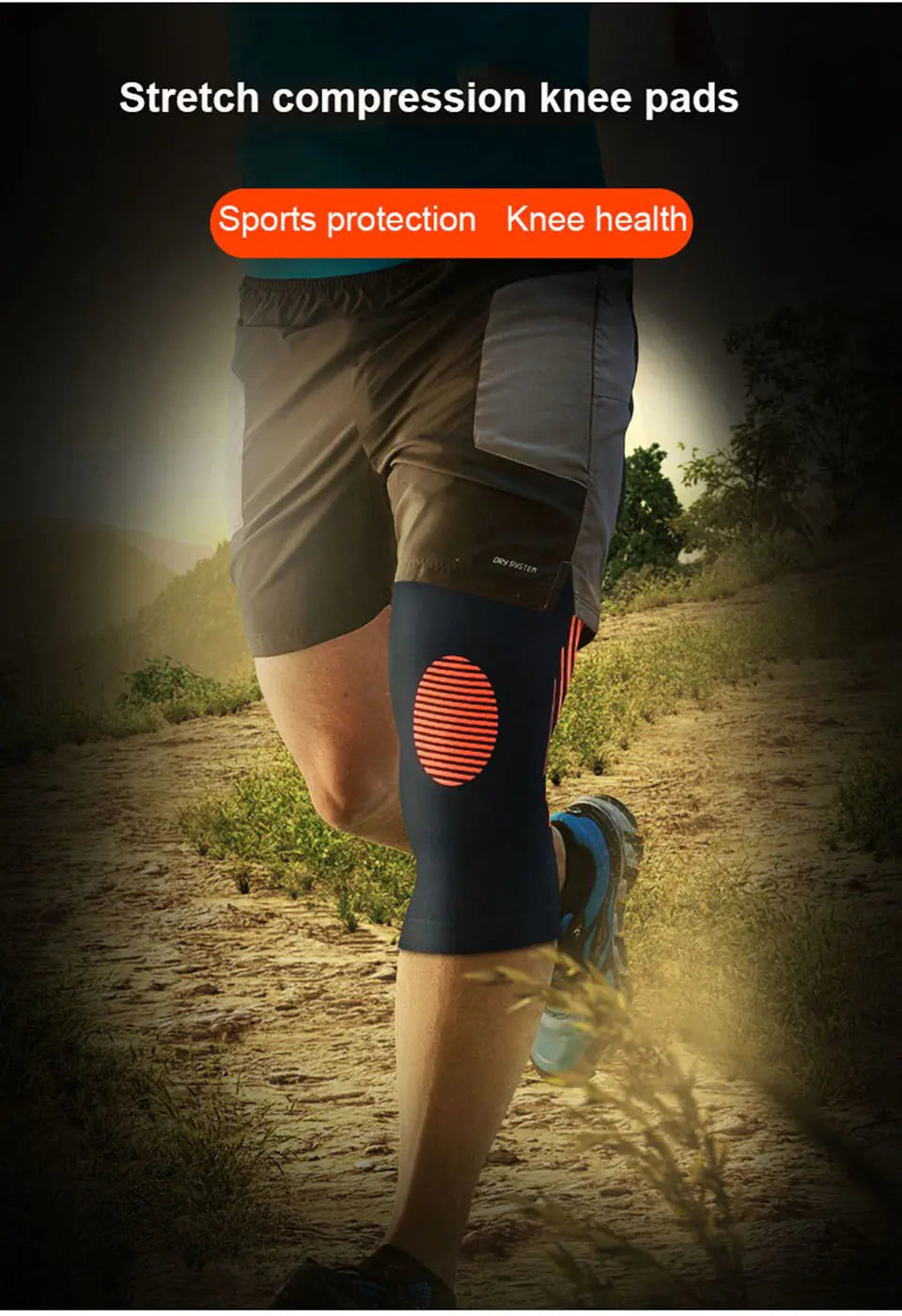 Compression Knee Brace for Sports and Outdoor Activities