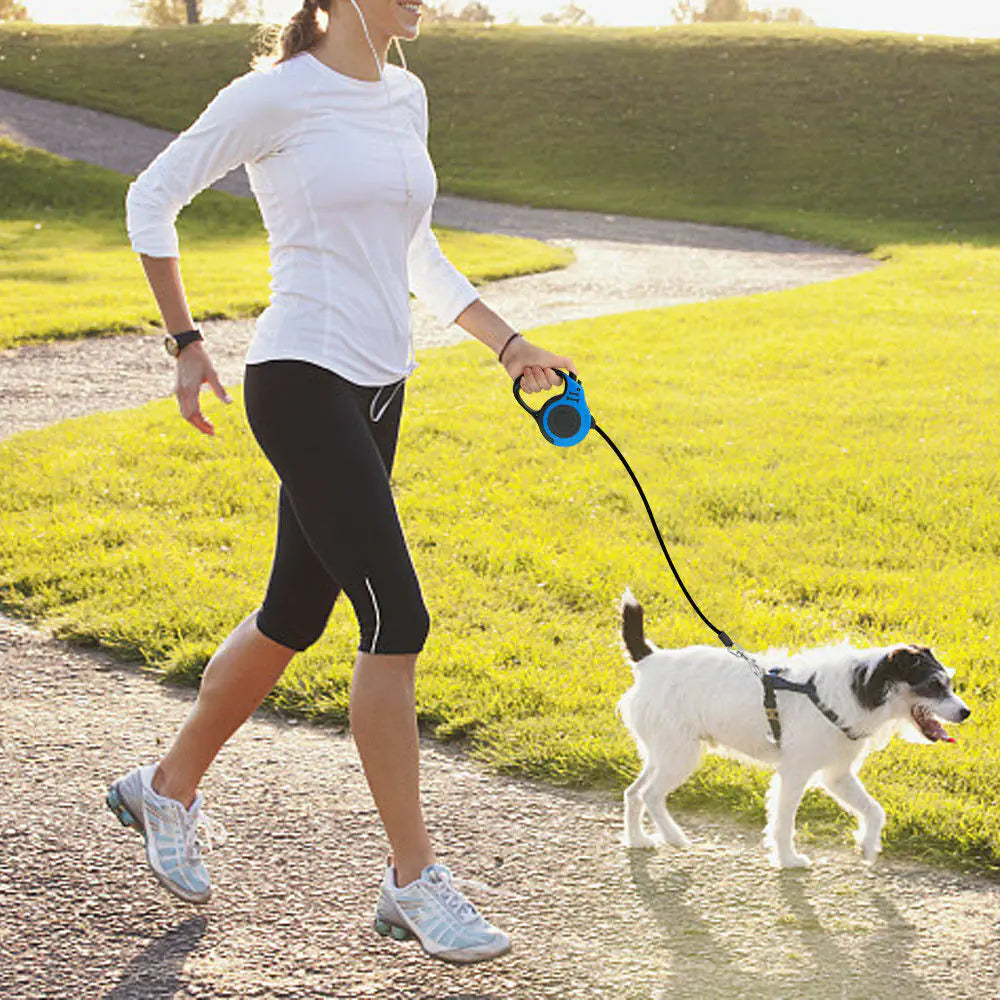 16.5FT Auto-Retract Dog Walking Leash