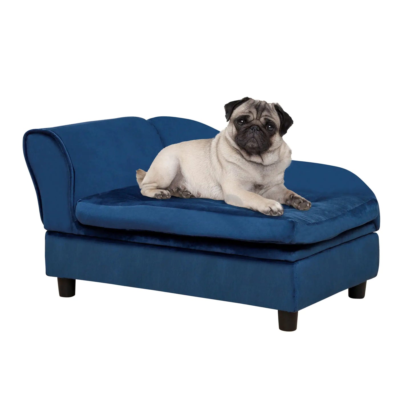 Luxury Small Dog Bed w/ Hidden Storage