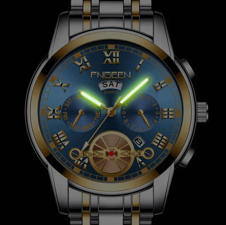 Men's Classic Stainless Quartz Watch