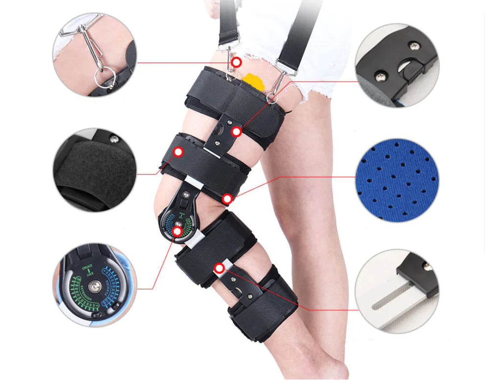 Adjustable Knee Brace for Post-Surgery Recovery Support