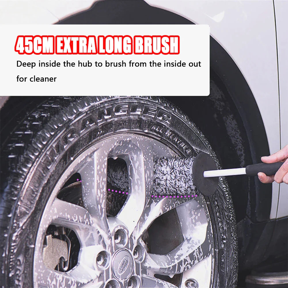 Alloy Wheel Detailing Brush Soft Bristle Cleaner US