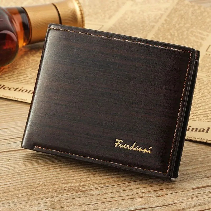 Men's Leather Bifold Wallet & Card Holder
