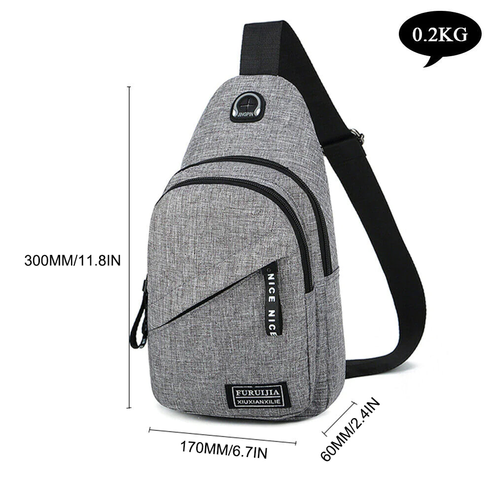 Versatile Cross-Body Sling Bag w/ Adjustable Straps