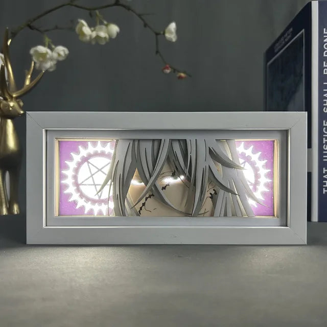 3D Naruto LED Light Box: Action Figures Lamp