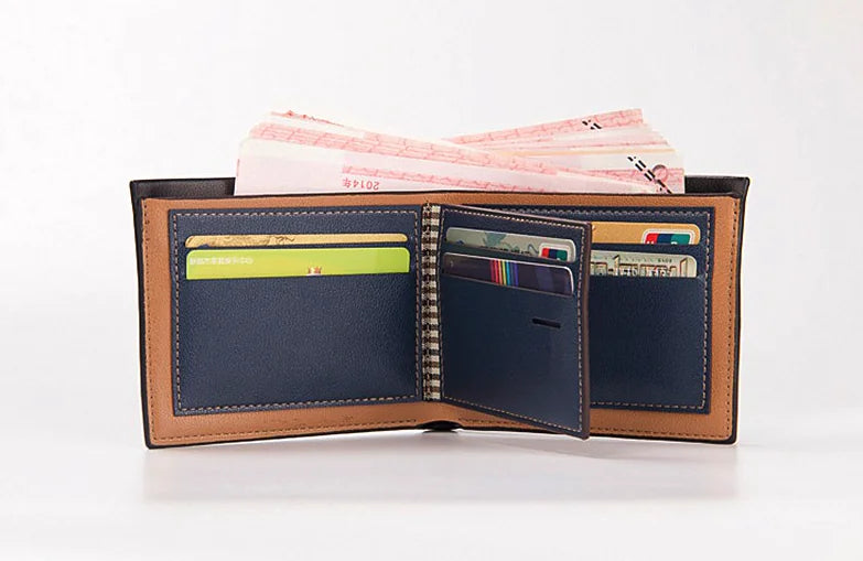 Men's Leather Bifold Wallet & Card Holder