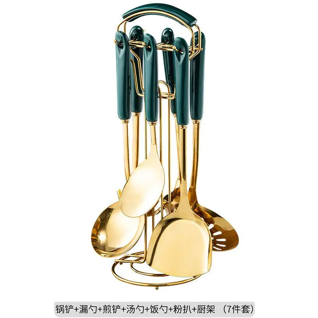 Elegant Stainless Steel Culinary Set