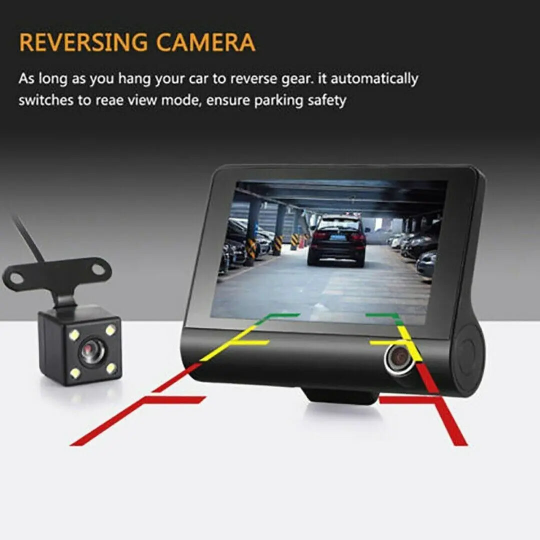 1080P Dual Lens Car Dash Cam with G-Sensor