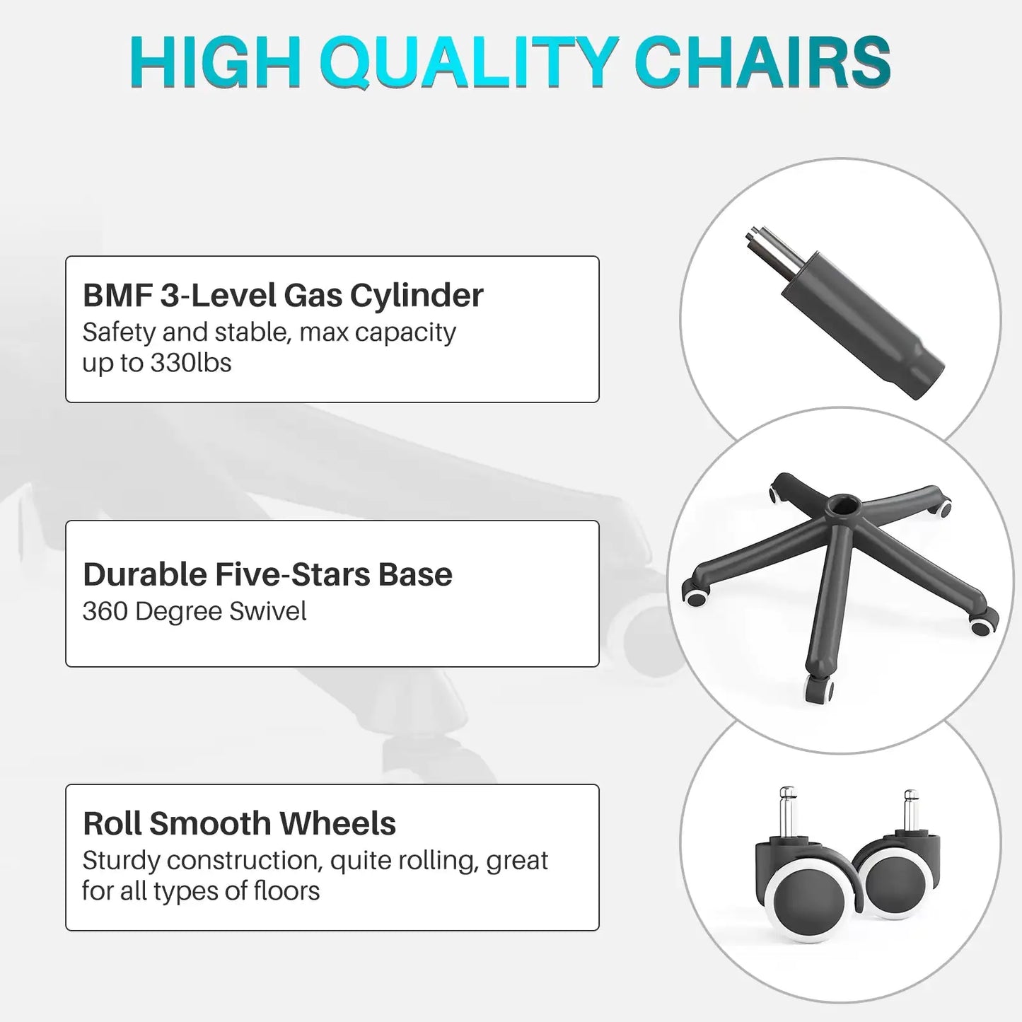 Deluxe Ergonomic Executive Chair with Adjustable Lumbar Support