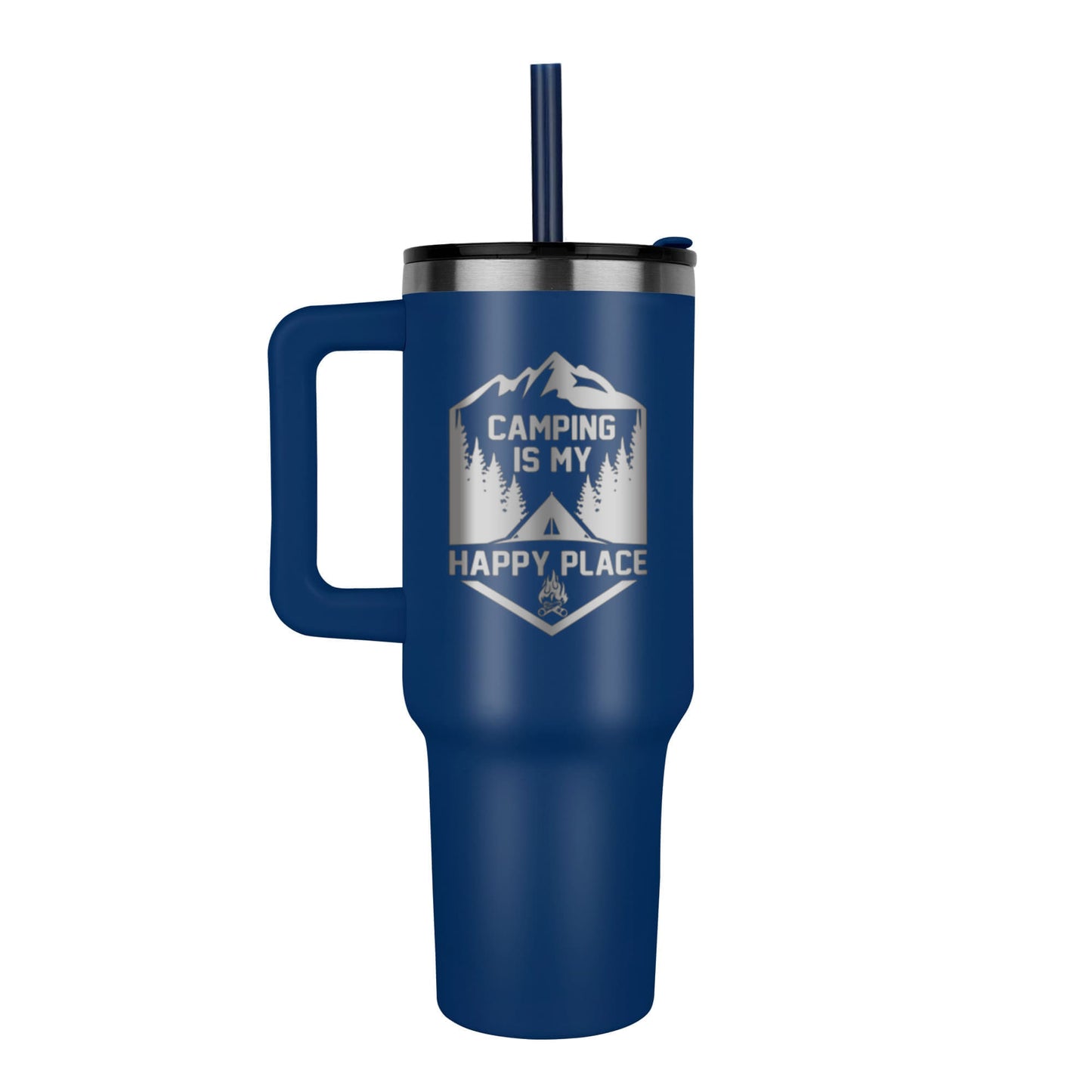 Happy Place - Pinnacle 40oz Tumbler - Laser engraved