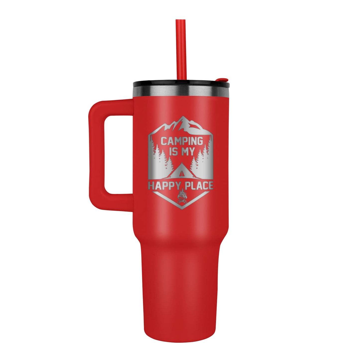 Happy Place - Pinnacle 40oz Tumbler - Laser engraved