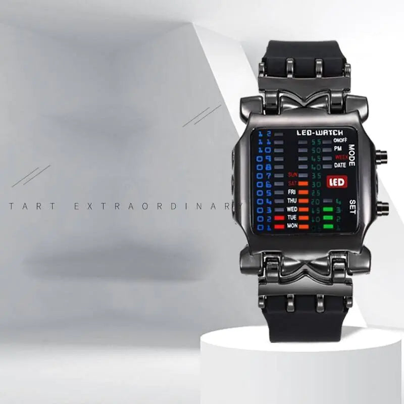 Elite Men's LED Sports Watch