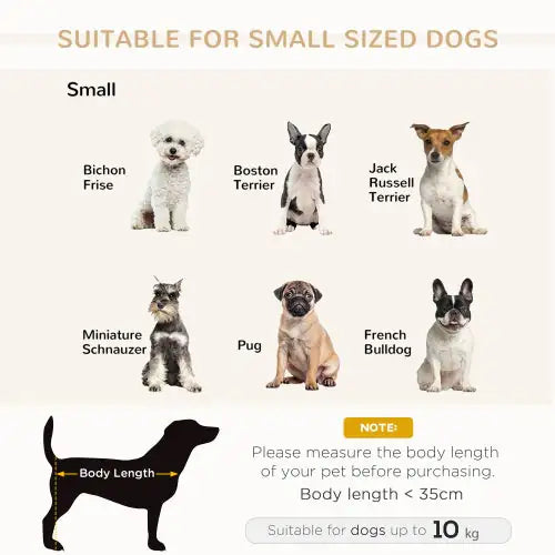 Luxury Small Dog Bed w/ Hidden Storage