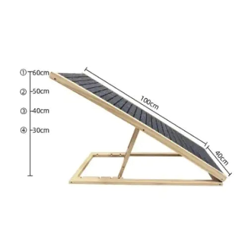 PawPal Comfort Ramp: Extra Wide, Non-Slip for Sofa & Car