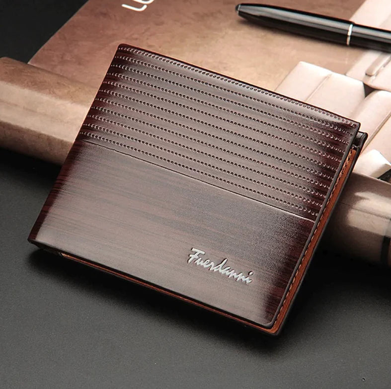 Men's Leather Bifold Wallet & Card Holder