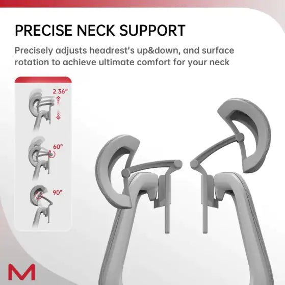 High-Back Ergonomic Chair with Adaptive Lumbar Support