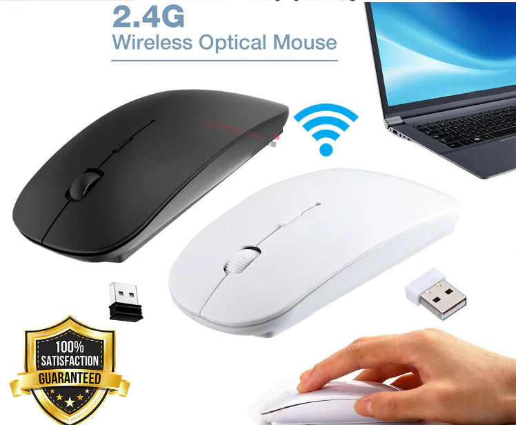 Wireless Optical USB Mouse 2.4GHz for Mac & PC