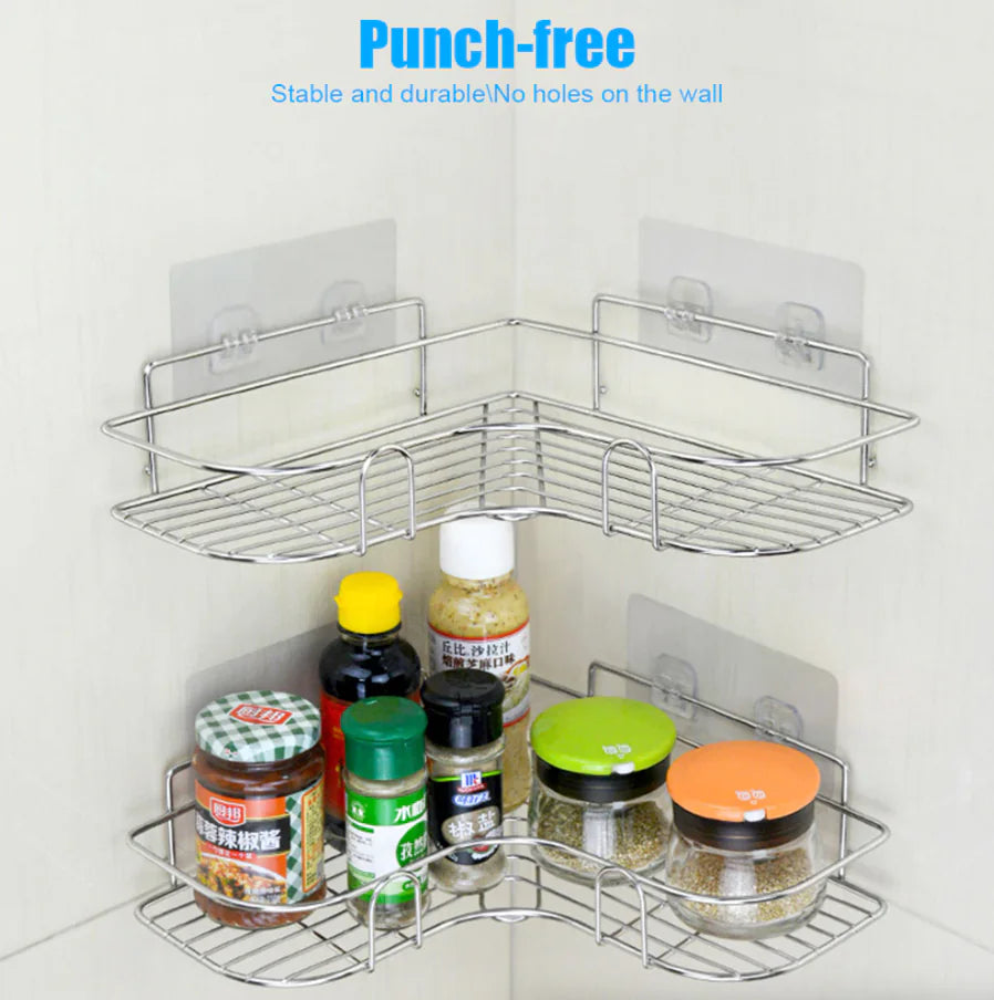 Triangular Bathroom Corner Organizer