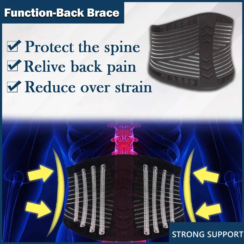 Lumbar Support Waist Belt for Men & Women