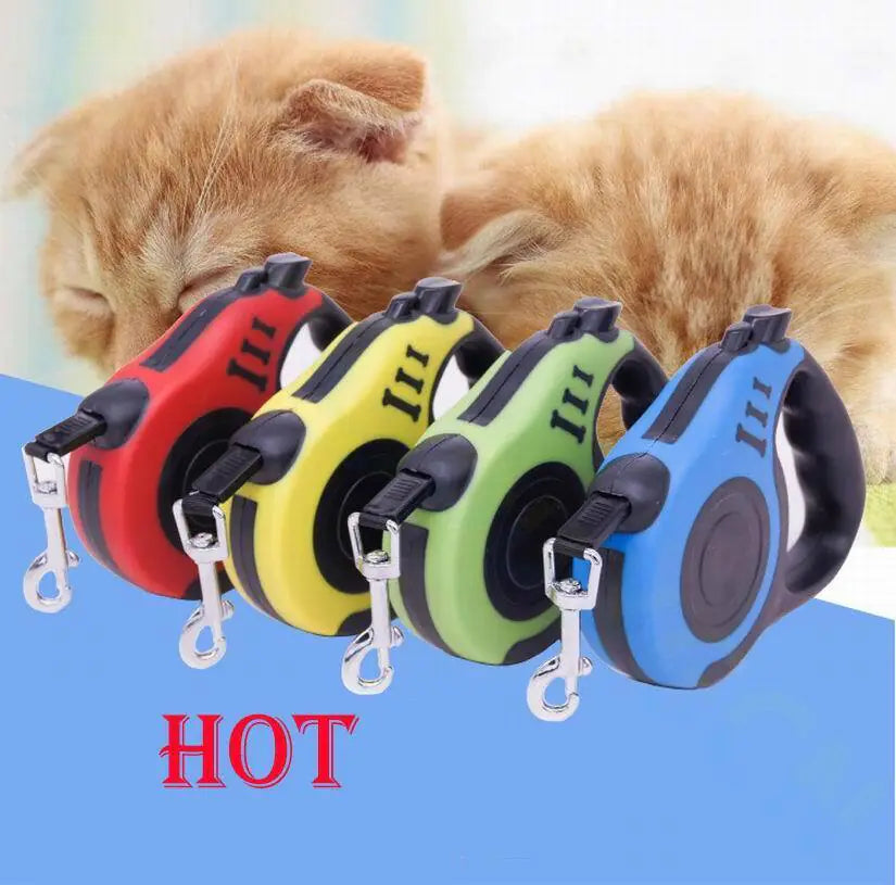 16.5FT Auto-Retract Dog Walking Leash