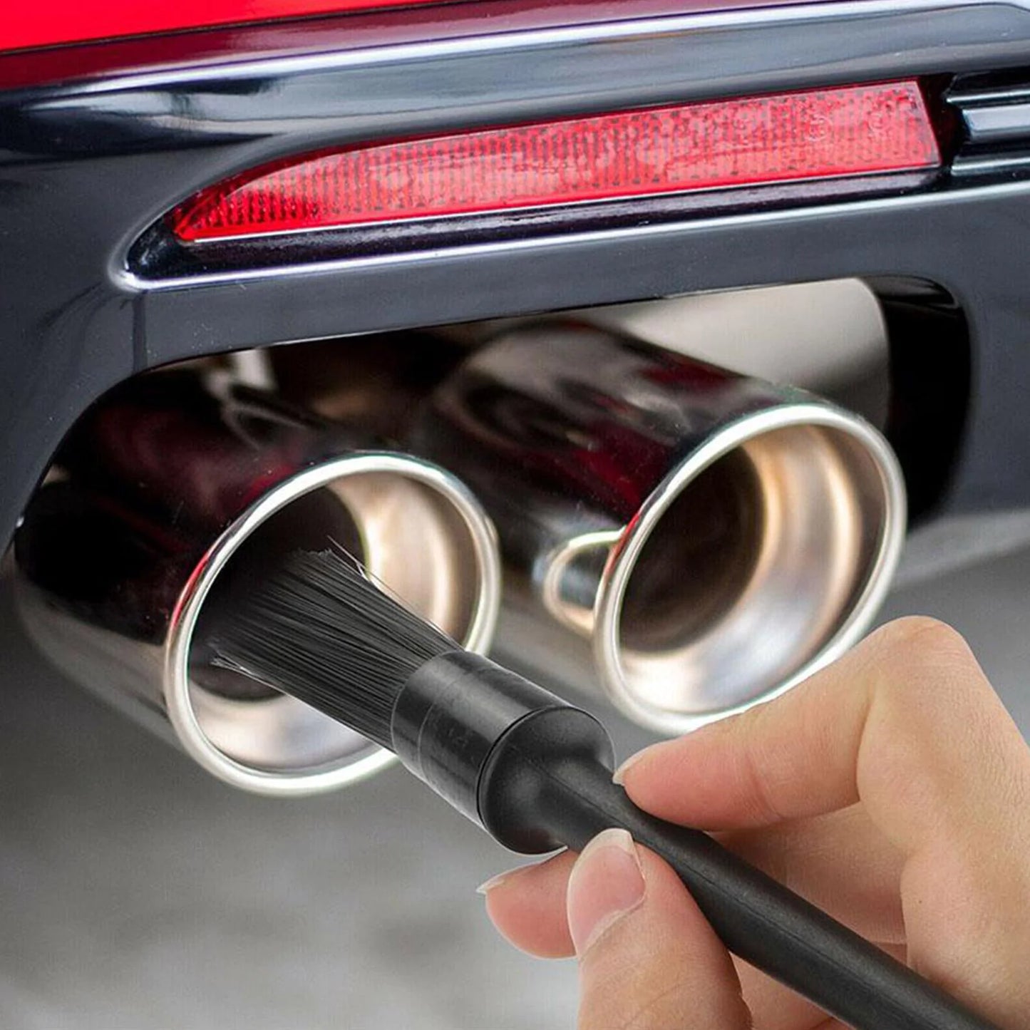 5PC Boar Hair Car Detailing Brush Set