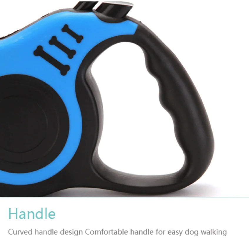 16.5FT Auto-Retract Dog Walking Leash