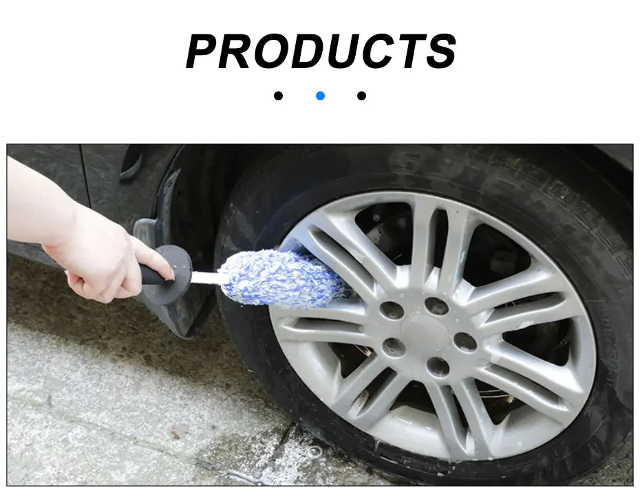 Alloy Wheel Detailing Brush Soft Bristle Cleaner US