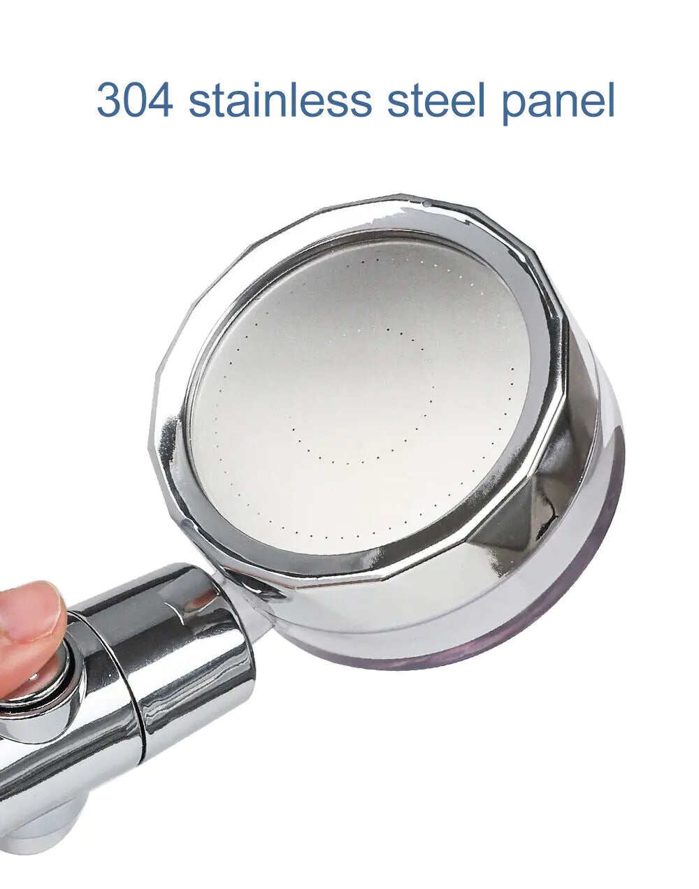 TurboSpin 360° High Pressure Shower Head