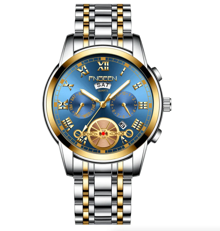 Men's Classic Stainless Quartz Watch