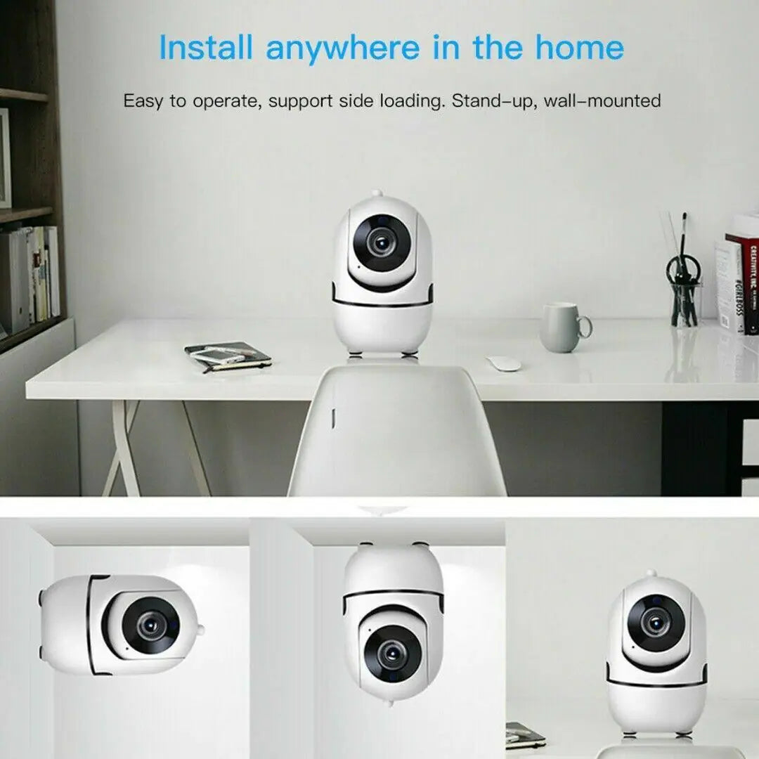 1080P WiFi Wireless Indoor Home Security Camera (Night Vision, Baby, Pet Monitor)