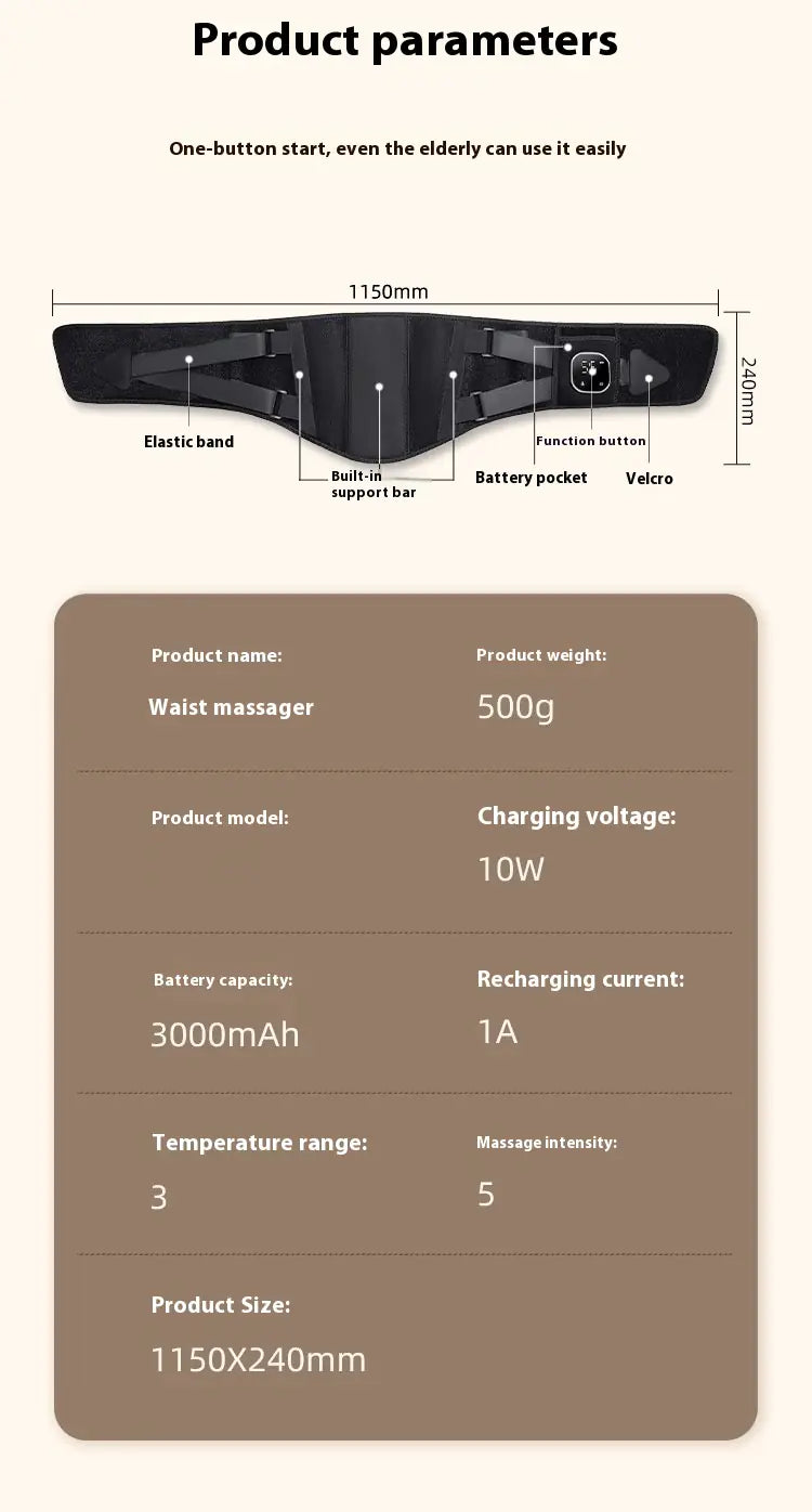 Graphene Heated Knee Massager