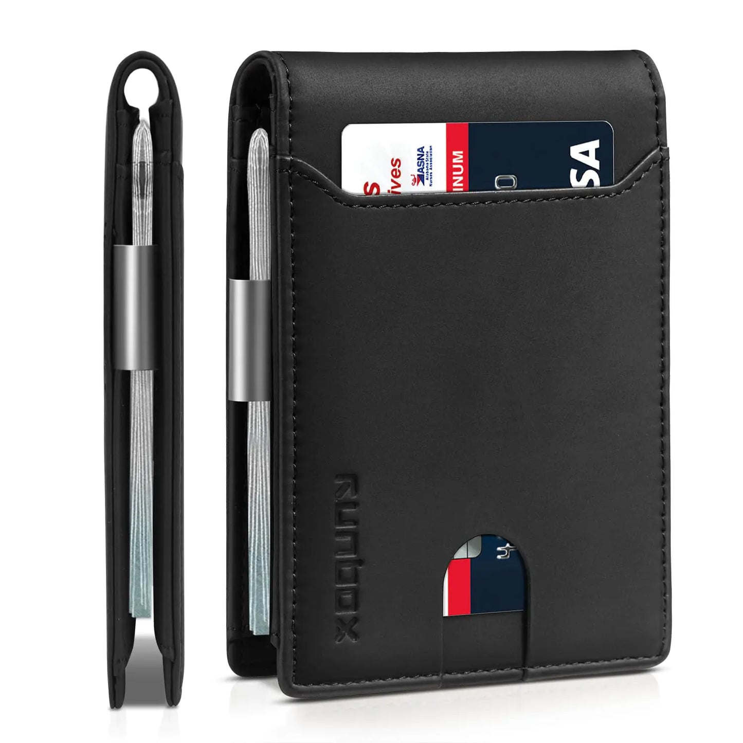 RUNBOX Secure SleekPocket: Bifold RFID Slim Wallet