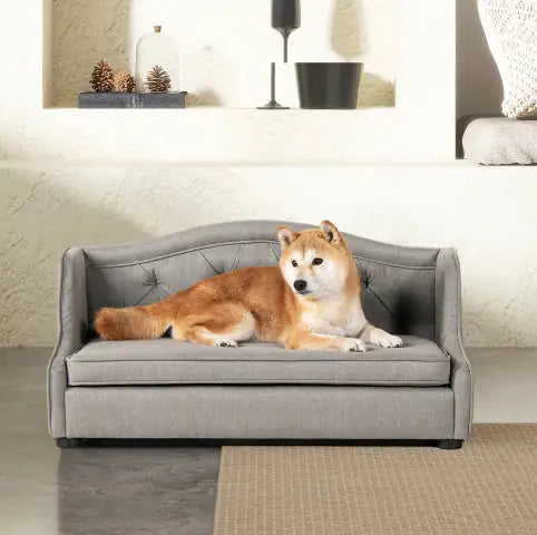 Robin 35 Tufted Wingback Pet Sofa Bed