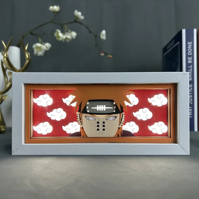 3D Naruto LED Light Box: Action Figures Lamp