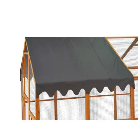 Deluxe Outdoor Pet Haven with Waterproof Guard