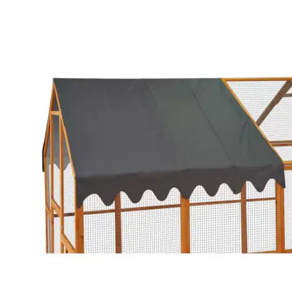 Deluxe Outdoor Pet Haven with Waterproof Guard
