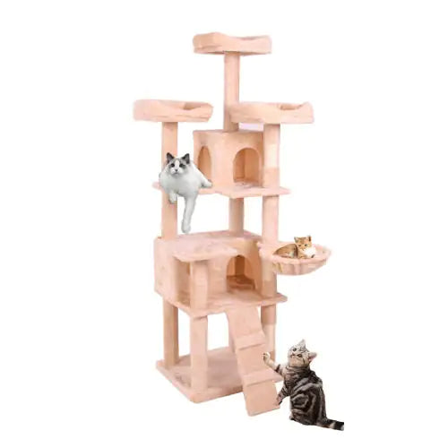 Kitty Cloud Tower - Soft Plush Cat Climber