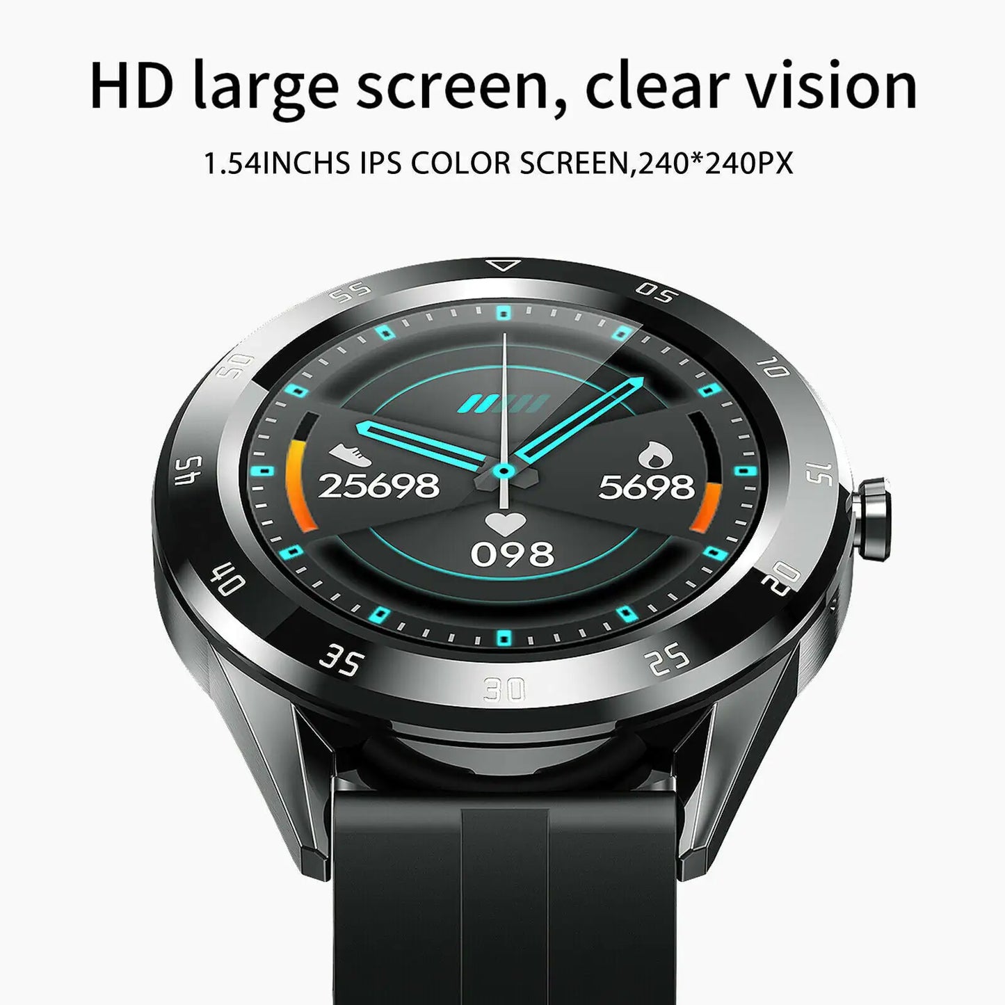 HeartSmart Waterproof Bluetooth Watch & Phone Mate