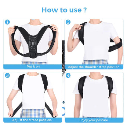 Adjustable Posture Brace for Men and Women