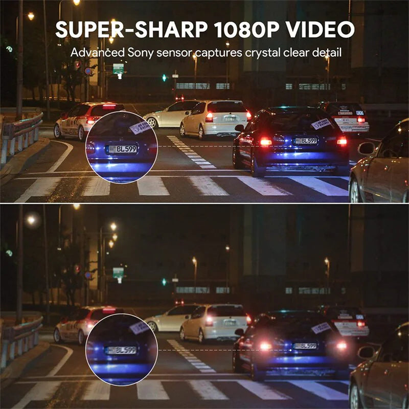 Panoramic 170° Wide-Angle WiFi-Enabled HD Vehicle Recorder