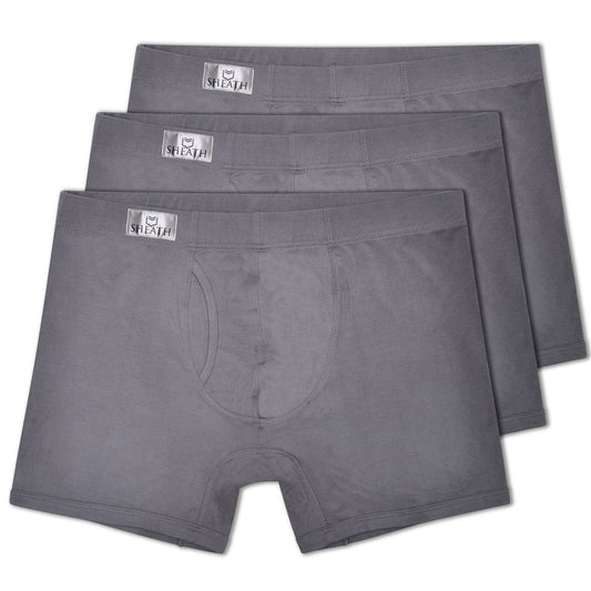 SHEATH 3.21 Men's Dual Pouch Boxer Brief 3 Pack