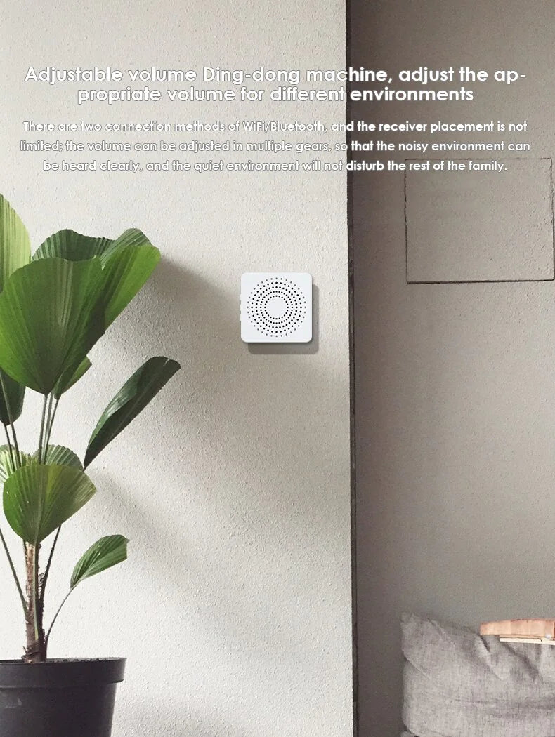 ElegantView HD 1080P Smart WiFi Doorbell with Night Vision and Intercom