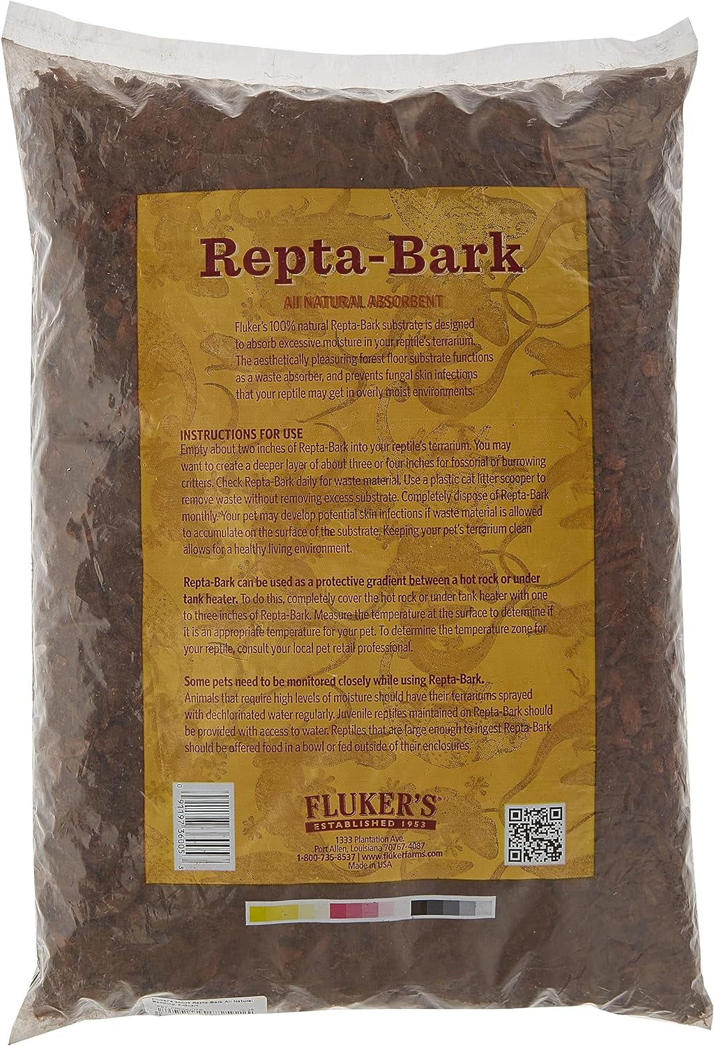 Repta-Bark All Natural Bedding, 8,Quart
