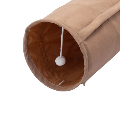 Cozy Hideaway Cat Tunnel & Bed